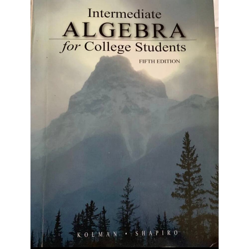 Algebra for college students‎ book